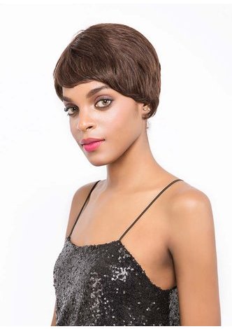ANNA | Remy Human Hair 2.75 Inch Straight Short Bob Wig