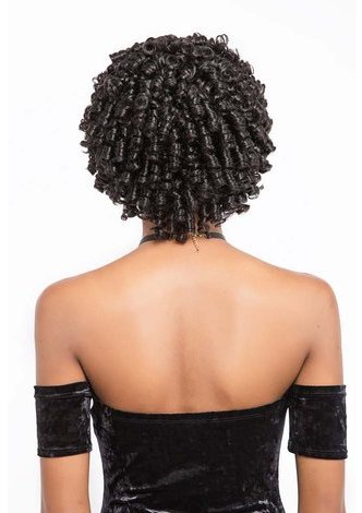 BUNNY | Synthetic Fiber Hair 9 Inch Curly Short Wig