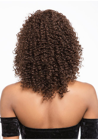 DELLA | Remy Human Hair with Lace Frontal 14 Inch Wavy Mid-lenght Wig