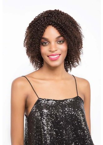 LYDIA | Remy Human Hair 10 Inch Curly Short Wig