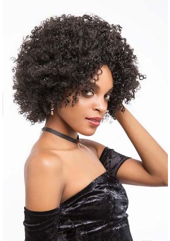 NACY | Synthetic Fiber Hair 13 Inch Curly Mid-lenght Wig