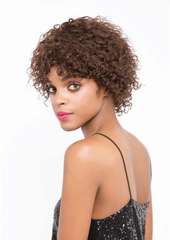 ORA | Remy Human Hair  6.75 Inch Wavy Short Wig