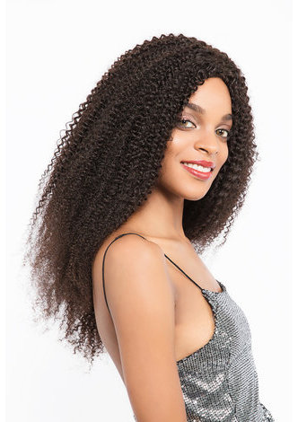HairYouGo 7A Grade Malaysian Virgin Human Hair Kinky Curly 4*4 Closure with 3 Kinky Curly hair bundles