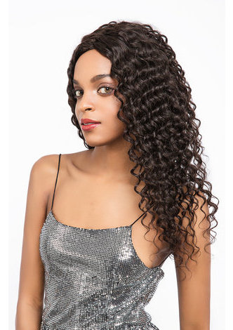 Tissage bouclé profondément indien de cheveux de Vierge de la catégorie 7A 300g 3pcs 8 ~ 30 pouces