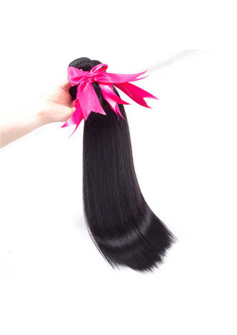 7A Grade Indian Virgin Human Hair Straight 13*4 Closure with 3 straight hair bundles