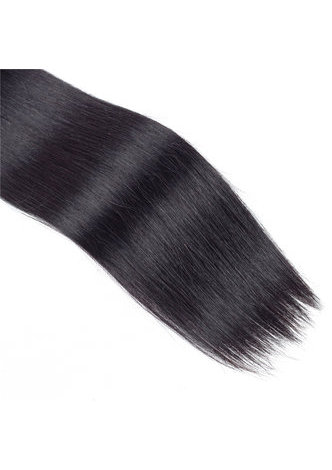  7A Grade Peruvian Virgin Human Hair Straight 4*4 Closure