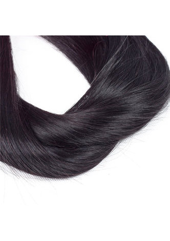 8A Grade Brésilien Vergin Remy Cheveux Humains Droite 13 * 4 Fermeture avec 3 faisceaux de cheveux raides