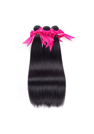  8A Grade Brazilian Virgin Remy Human Hair Straight 4*4 Closure with 3 Straight hair bundles