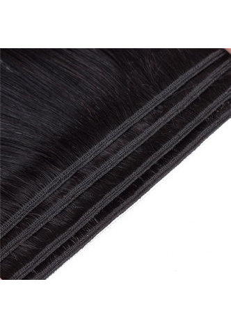  8A Grade Brazilian Virgin Remy Human Hair Straight 4*4 Closure with 3 Straight hair bundles