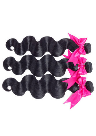 7A Grade Indian Virgin Human Hair Body Wave Weaving 300g 3pcs 8~30 Inch