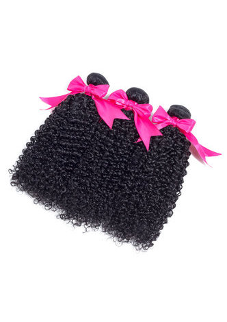 7A Grade Indian Virgin Human Hair Kinky Curly Weaving 300g 3pcs 8~30 Inch