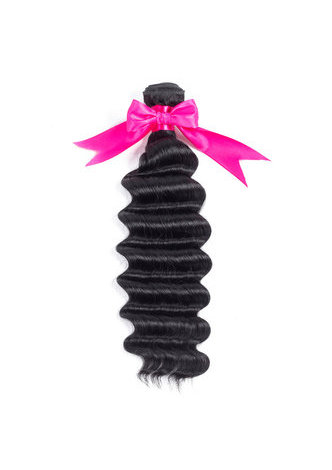7A Grade Indian Virgin Human <em>Hair</em> Loose Deep Weaving 100g 1pc 8~30 Inch
