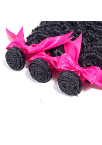 7A Grade Peruvian Virgin Human Hair Deep Curly Weaving 300g 3pcs 8~30 Inch 