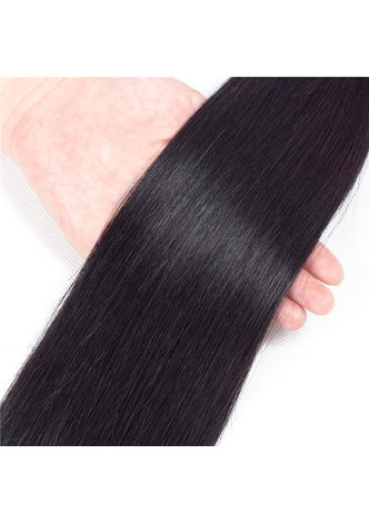 HairYouGo 7A Grade Peruvian Virgin Human Hair Straight 13*4 Closure