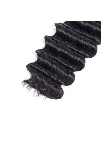 Tissage profond lâche de 100g 1pc 8 ~ 30 pouces de cheveux humains vierges péruviens de Vierge