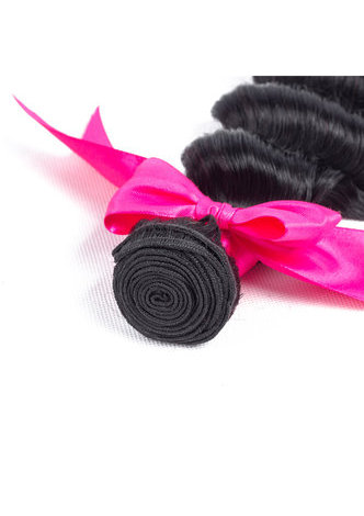Tissage profond lâche de 100g 1pc 8 ~ 30 pouces de cheveux humains vierges péruviens de Vierge