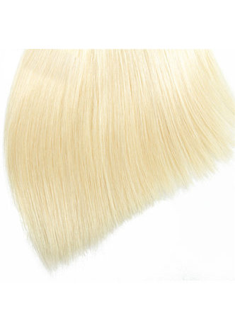  7A Grade Indian Virgin Human Hair Pre-Colored 613 Blonde Weave Weft Straight 10~22 Inch 100g/pc 