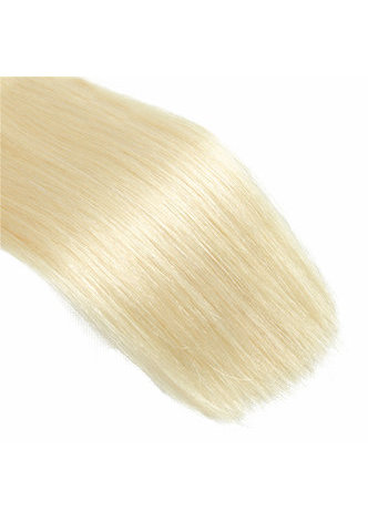 7A Grade Indien Vergin Cheveux Humains Pré-Colore 613 Blond Weave Trame Droite 10 ~ 22 Pouces 100g / pc