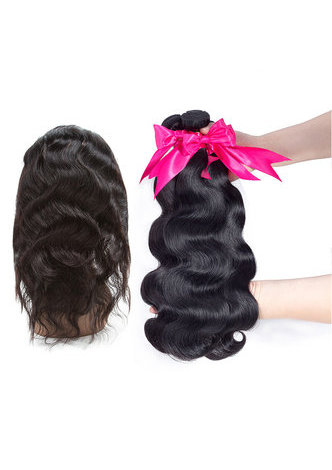  7A Grade Malaysian Virgin Human Hair Body Wave 360 Closure
