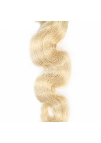  7A Grade Malaysian Virgin Human Hair Pre-Colored 613 Blonde Weave Weft Body Wave 10~22 Inch 100g/pc