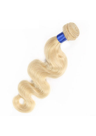 7A Grade Malaysian Virgin Human Hair Pre-Colored 613 Blonde Weave Weft Body Wave 10~22 Inch 100g/pc