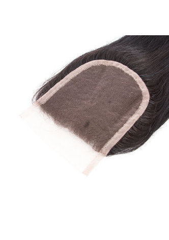 8A Grade Brésilien Vergin Remy Cheveux Humains Droite 4 * 4 Fermeture
