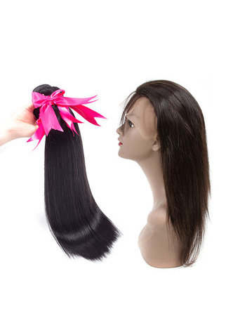 8A Grade Brésilien Vierge Remy Cheveux Humains Droite 13 * 4 Fermeture