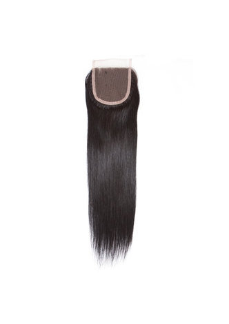 8A Grade Brésilien Vierge Remy Cheveux Humains Droite 4 * 4 Fermeture avec 3 Faisceaux de Cheveux Raides