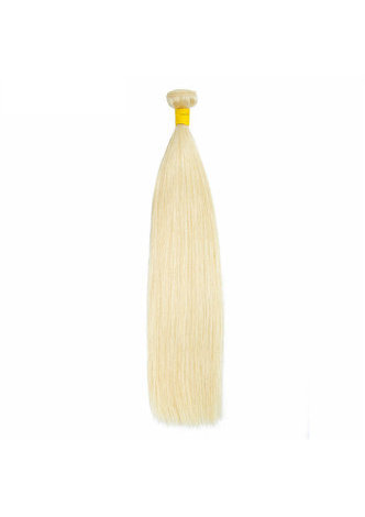  8A Grade Brazilian Virgin Remy Human Hair Pre-Colored 613 Blonde Weave Weft Straight 10~22 Inch 100g/pc 