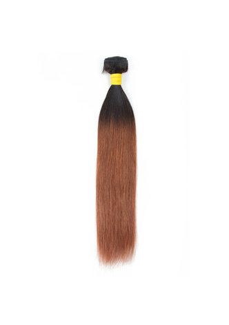  Cheveux Ombre Pré-Coloré Malaisien Non-Remy Cheveux Raides bundles Wave T1 / 30 Cheveux Weave Extension de Cheveux Humains 12-24 Pouces