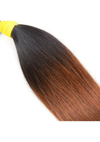  Hair Pre-Colored Ombre Indian Straight hair bundles Wave T1B/30 Hair Weave Human Hair Extension 12-24 Inch