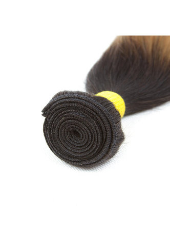  Hair Pre-Colored Ombre Indian Straight hair bundles Wave T1B/30 Hair Weave Human Hair Extension 12-24 Inch