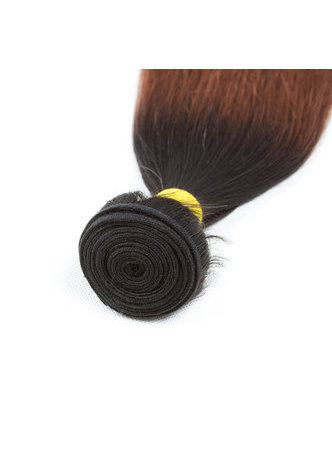  Hair Pre-Colored Ombre Peruvian Non-Remy Straight hair bundles Wave T1B/30 Hair Weave Human Hair Extension 12-24 Inch
