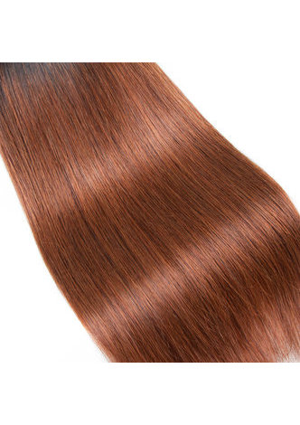 cheveux pré-colorés Ombre indien cheveux raides bundles vague T1 / 30 cheveux Weave Extension de cheveux humains 12-24 pouces