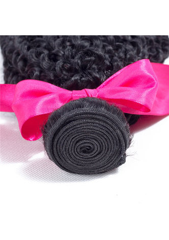 7A Grade Peruvian Virgin Human Hair Kinky Curly Weaving 100g 1pc 8~30 Inch 