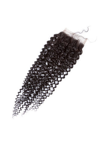 HairYouGo 7A Grade Malaysian Virgin Human Hair Kinky Curly 4*4 Closure