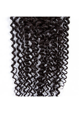 HairYouGo 7A Grade Peruvian Virgin Human Hair Kinky Curly 4*4 Closure