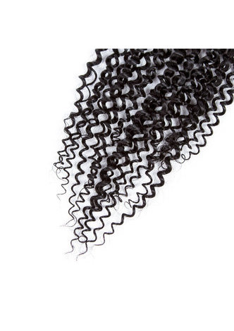 HairYouGo 7A Grade Peruvian Virgin Human Hair Kinky Curly 4*4 Closure