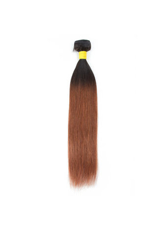HairYouGo Hair Pre-Colored Ombre Brazilian Straight hair bundles Wave T1B/30 Hair Weave Human Hair Extension 12-24 Inch