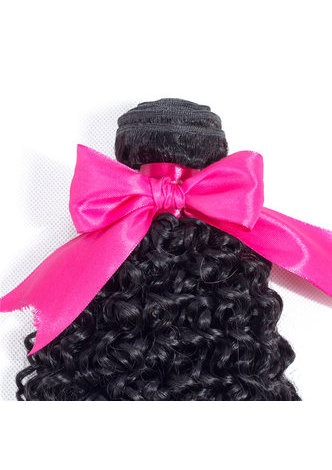 Tissage bouclé crépus de cheveux humains brésiliens de Remy de la catégorie 8A 100g 1pc 8 ~ 30 pouces