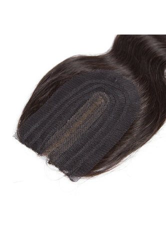 7A Grade Malaisienne Vergin Cheveux Humains Vague de Corps 6 Bundles avec Fermeture # 1B Nature Couleur 100g / pc