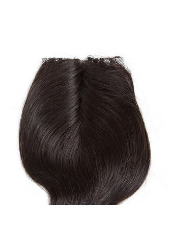 7A Grade Peruvian Virgin Human Hair Body Wave 6 Bundles with Closure #1B Nature Color 100g/pc