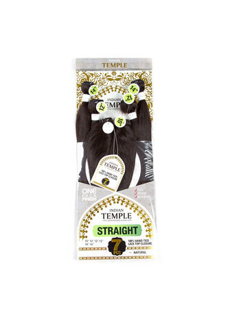 8A Grade Brésilien Vergin Remy Cheveux Humains Droite 6 Bundles avec Fermeture # 1B Nature Couleur 100g / pc