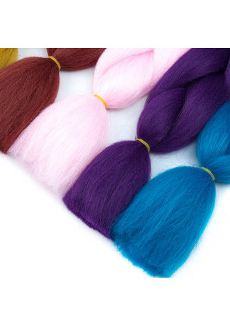 Ombre Tressage Cheveux Expressions 24 '' 100g Synthétique Crochet Tresses Cheveux 2 Tons 1 Pc Résistant À La Chaleur Tresse De Cheveux