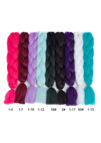 HairYouGo 24inch Jumbo Braiding Synthetic Hair Extensions 1 <em>Tone</em> 100g High Temperature Fiber
