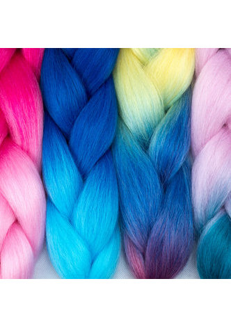 HairYouGo Synthetic Jumbo Braids Hair 100g 24 inch High Temperature Fiber Jumbo Brading Ombre Crochet Braiding Hair Extensions