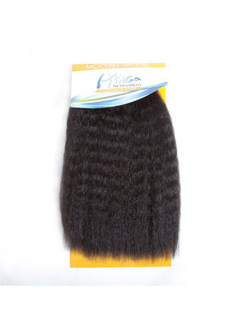 14.5inch Ms Coco Style Synthetic Hair Weaving 100g Double Weft Weave Bundles on Sale 100% Kanekalon Firber 3 Colors