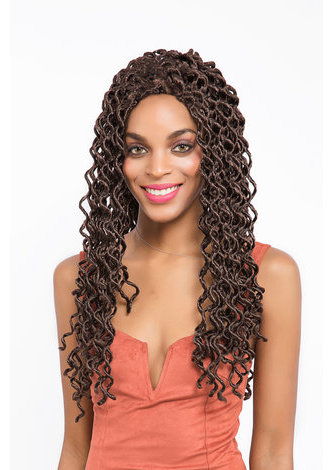  18inch New Bohemian Curly Crochet Braid Hair 24 Roots Synthetic Hair Extensions 1PCS/lot Kanekalon Fiber 5 Colors