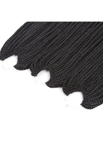 1B # Sister Lock cheveux pour femmes noires 56roots / pack Faux Serrures Kanekalon Synthétique Crochet Tresses Bundles de cheveux