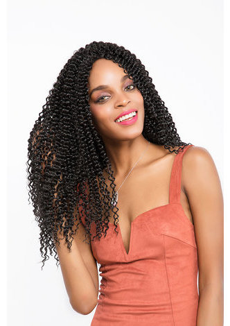  1B# Bohemian Braids Hair 36roots/pack Kanekalon Low Temperature 85g Synthetic Crochet Curly Braids for Black Women